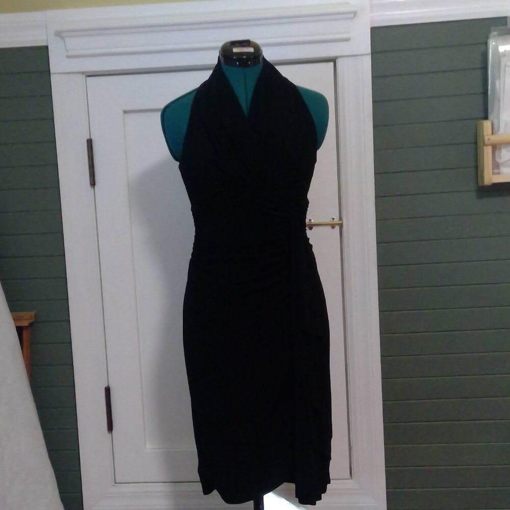 LAST CHANCE Evan-Picone Black Cocktail Dress Size 4